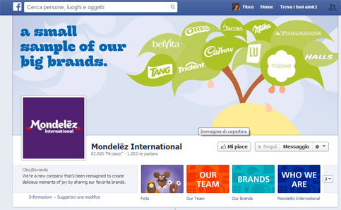 La comunicazione di Mondelez si sposta su Facebook