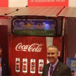 La vending machine a pannelli solari di Coca-Cola