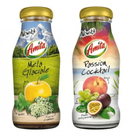 Due nuovi gusti per i succhi Amita