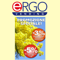 Con Ergo Vending arrivano i grandi sconti di primavera