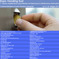 Tante le adesioni per Expo Vending Sud 2017