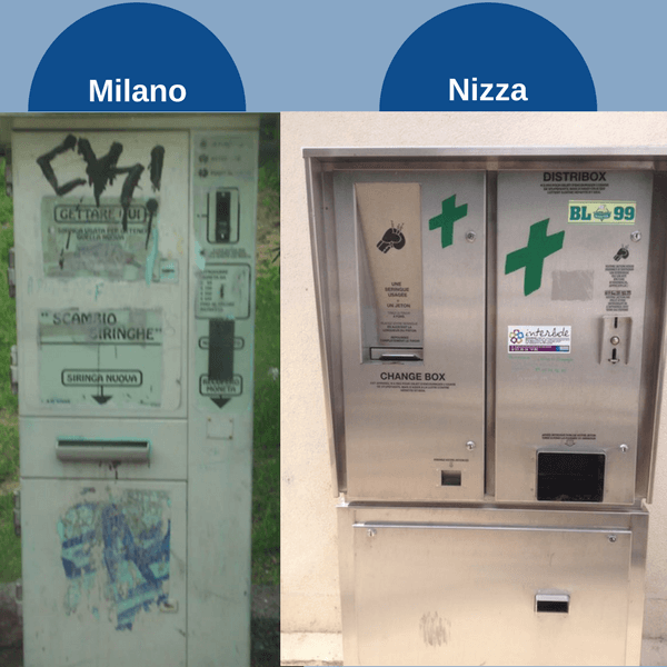 A Nizza arriva il distributore di siringhe sterili ed è polemica