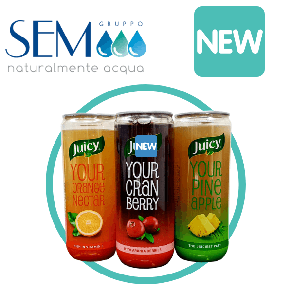 Con Gruppo SEM parte la distribuzione dei succhi Juicy in Italia