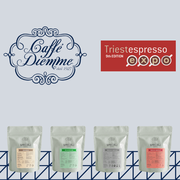 Caffè Diemme a TriestEspresso 2018. Pad. 30 – Stand 11/13