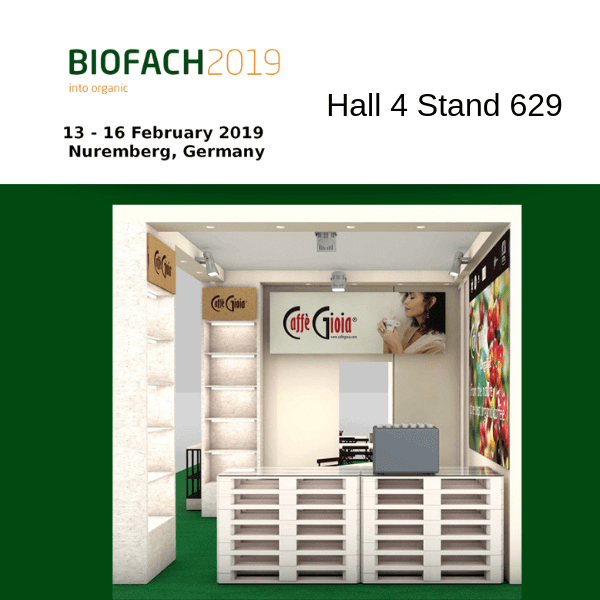 Caffè Gioia al Biofach di Norimberga con i suoi “Cafés de Perù”