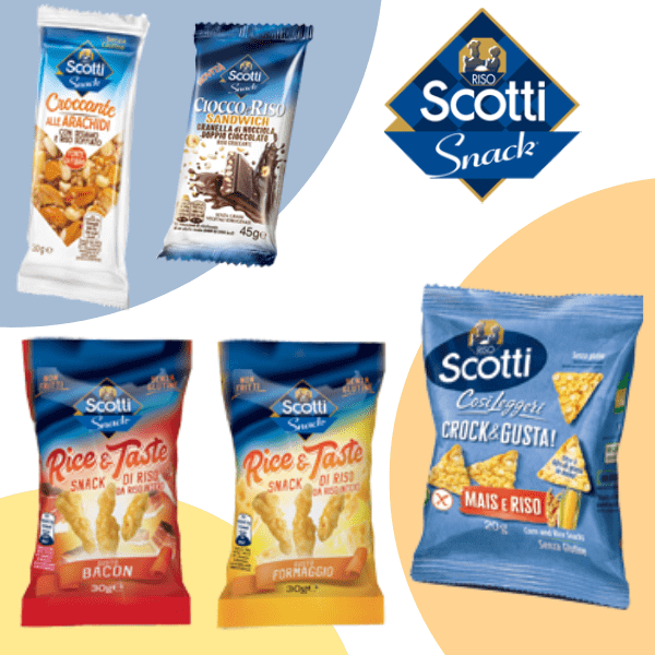 Le ultime novità di Riso Scotti Snack per il canale Vending