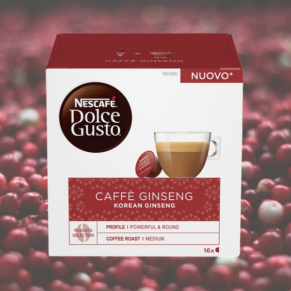 Nescafé Dolce Gusto lancia le nuove capsule al Ginseng