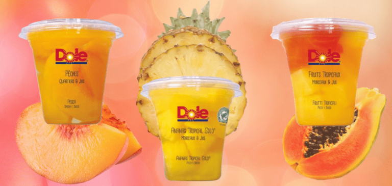Dole propone un nuovo snack di frutta fresca sano e gustoso