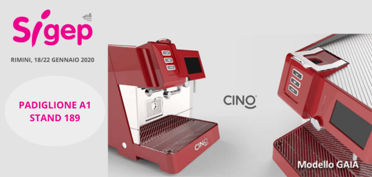 Al SIGEP di Rimini CINO presenta le nuove macchine mod.GAIA