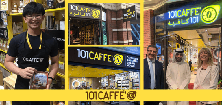 Il “Made in Italy” di 101CAFFE’ guarda ad un futuro sempre più internazionale
