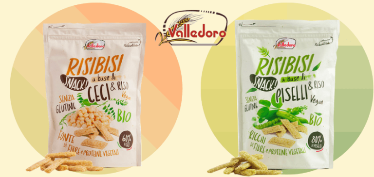 Risibisi Valledoro, lo snack salutare nel formato da 30 grammi