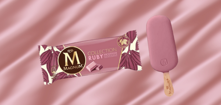 Magnum lancia il gelato ricoperto di cioccolato Ruby