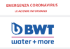 Emergenza Coronavirus. Le aziende informano: BWT Water+More