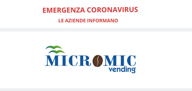 COVID-19. Le aziende informano: Micromic riapre lunedì 30 marzo