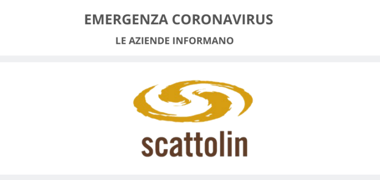 Emergenza COVID-19. Le aziende informano: Scattolin Distribuzione Automatica