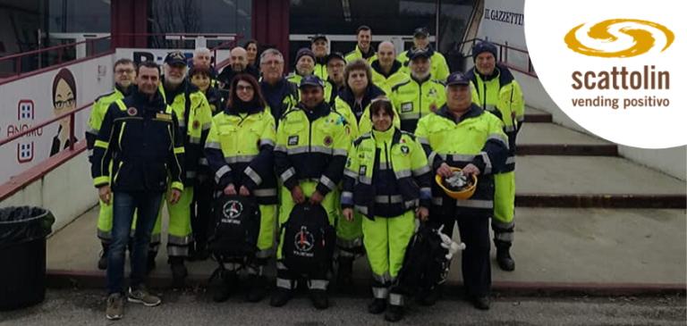 Il Vending Solidale di Scattolin a favore della Protezione Civile