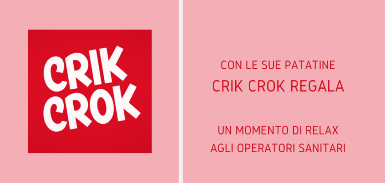 CRIK CROK dona buste di patatine agli operatori sanitari del Lazio