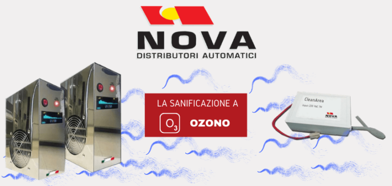 NOVA DISTRIBUTORI AUTOMATICI: la sanificazione dell’area Vending con l’ozono
