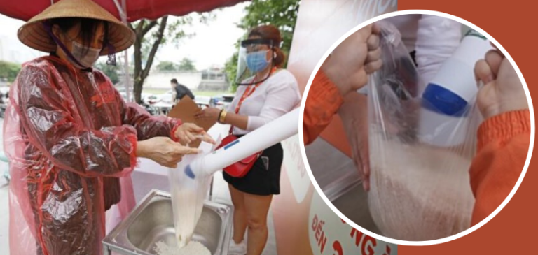 In Vietnam distributori gratuiti di riso per assicurare un piatto ai meno abbienti