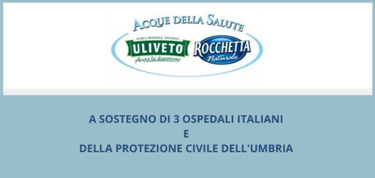 COVID-19. L’impegno di Uliveto e Rocchetta per l’emergenza sanitaria nazionale