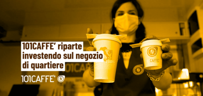 101CAFFE’ riparte investendo su un format di negozio di quartiere tecnologico