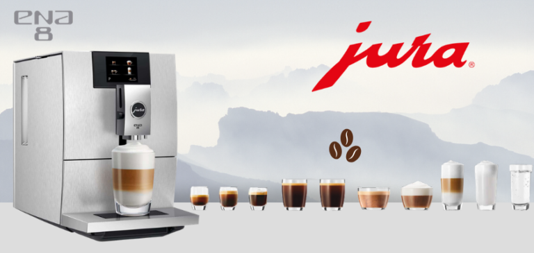 ENA 8 di Jura. La macchina per caffè macinato dal design ricercato