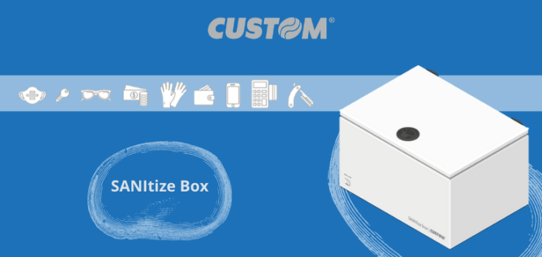 SANItize Box di CUSTOM. Il sistema a ozono per sanificare piccole e grandi superfici