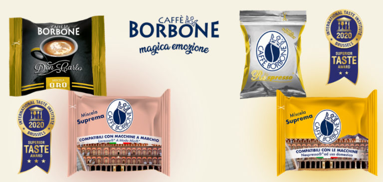 Caffè Borbone si aggiudica il Superior Taste Award 2020 con la miscela Suprema/Oro