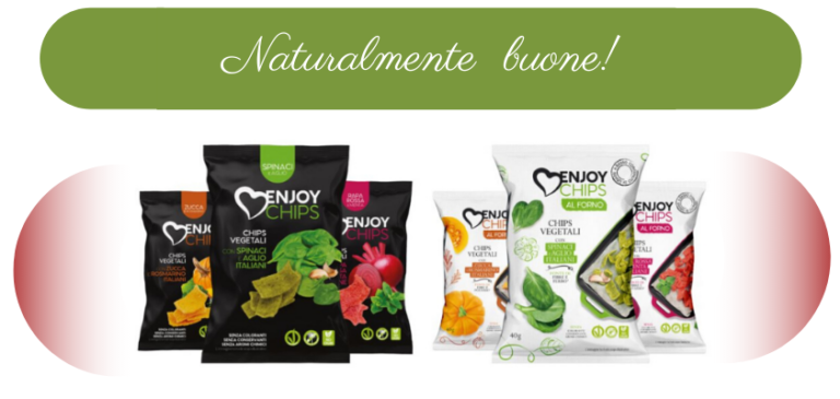 ENJOY CHIPS, le chips di verdure VeganOK e naturalmente buone