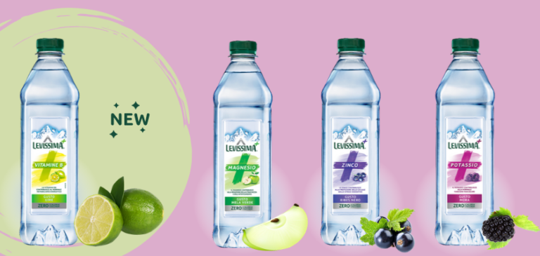 Levissima+ la ricarica minerale per il benessere quotidiano nel formato da 60 cl