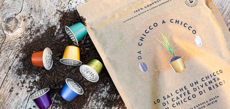 Un sacchetto di compost ai consumatori per raccontare la filiera responsabile di Nespresso
