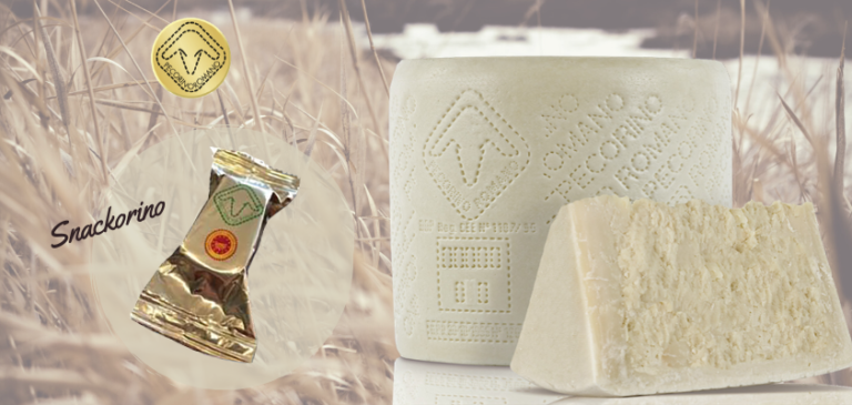Snackorino. Il Pecorino romano Dop in monoporzione da 20 grammi