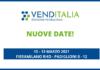 La prossima edizione di VENDITALIA si terrà a Fieramilano Rho dal 10 al 13 marzo 2021