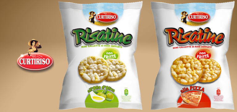 Curtiriso amplia la gamma degli snack leggeri e salutari con le Risatine