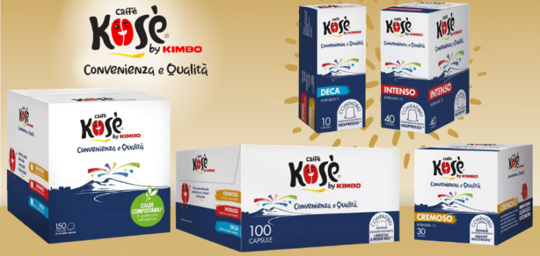 Caffè Kosè cambia veste con un restyling del packaging
