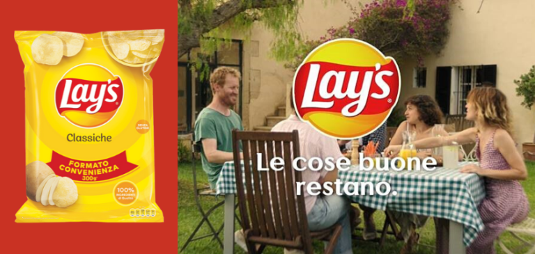 On air la nuova campagna delle Lay’s, che si presentano con un nuovo pack