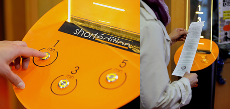 TYT-Take your time. Anche in Italia il distributore automatico di racconti brevi