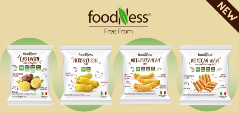 Le novità per il mondo degli Snack di Foodness all’insegna del benessere e del gusto