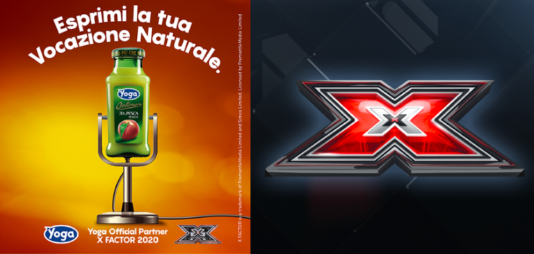 I succhi YOGA sono bevanda ufficiale di X FACTOR 2020