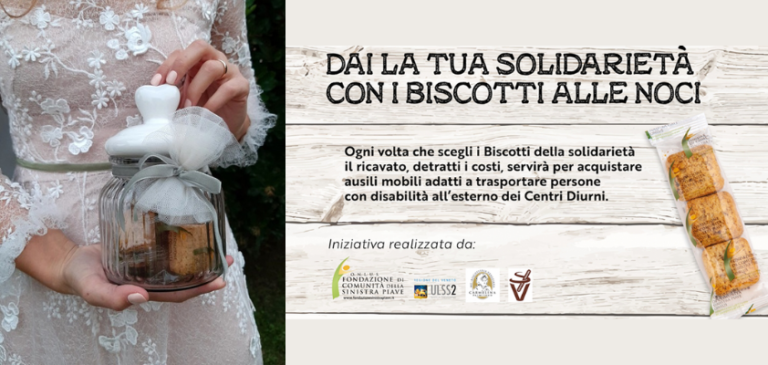 Il Biscotto Solidale di Service Vending diventa una bomboniera da matrimonio