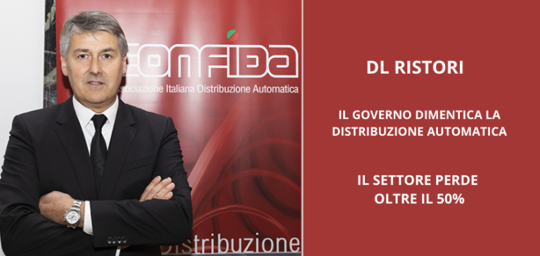 DL RISTORI. Nessun intervento per la Distribuzione Automatica che perde oltre il 50%