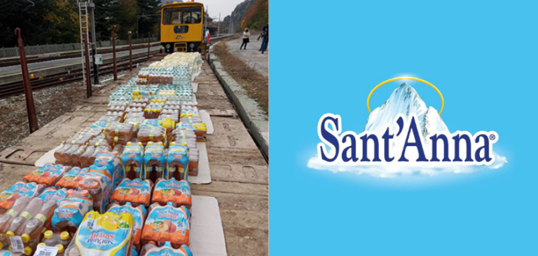 Acqua Sant’Anna. Ancora una donazione per le comunità alluvionate di Tenda e La Brigue