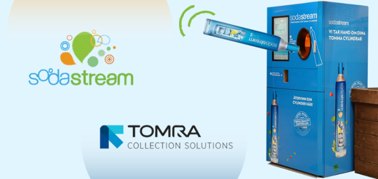 SodaStream e Tomra: arrivano i d.a. per lo smaltimento sostenibile delle bombole di CO2