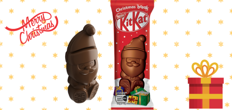 A Natale KITKAT dona un break a Babbo Natale