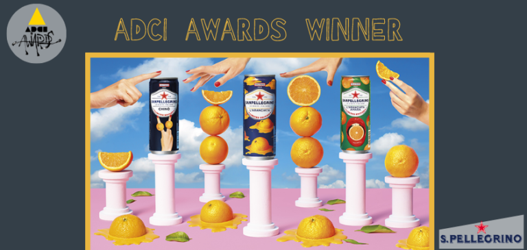 Le Bibite Sanpellegrino premiate con un oro agli ADCI AWARDS