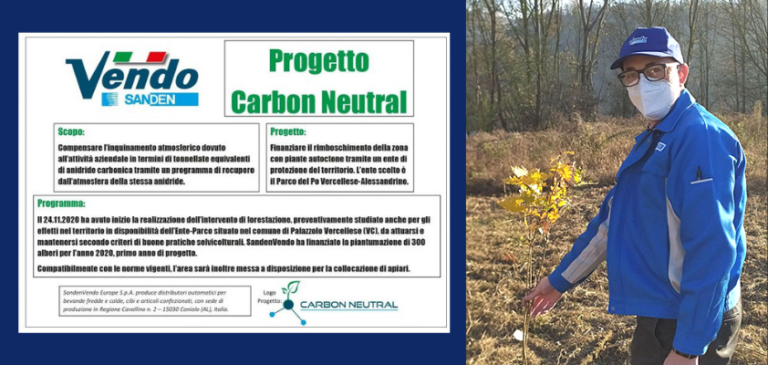 Nel parco fluviale del Po parte il progetto Carbon Neutral di SandenVendo