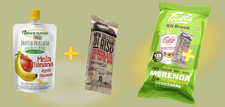 Da Natura Nuova arriva Frullà Kit Break, la nuova merenda bio e senza glutine