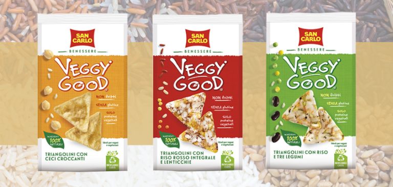 La linea Veggie Good di San Carlo rispetta la salute e l’ambiente