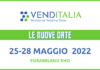 Venditalia 2022. Le nuove date: dal 25 al 28 maggio a Fieramilano Rho