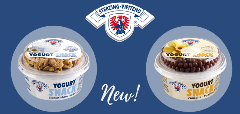 Crispies di frumento e muesli per  i nuovi Yogurt Snack di Latteria Vipiteno